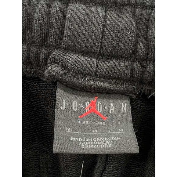 Jordan x Travis Scott Fleece Pants Black DZ5508-045 Brand New Men’s Size Medium - Picture 3 of 4